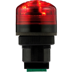 91193 | P40 A LED RED V12/24DAC BK