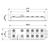 AXL E EC IOL8 DI4 M12 6P