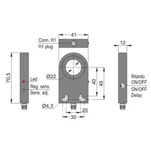 SIA22-CE NPN NO+NC H R