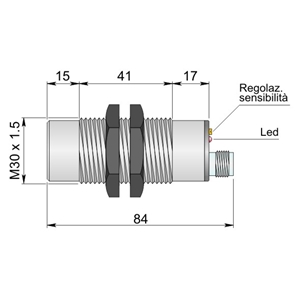 SC30SP-CE25 PNP NO+NC H