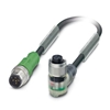 SAC-5P-M12MS/0,6-PVC/M12FR-3L