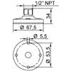 27760 | TWS BASE FOOT (BS) GY