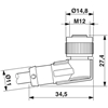 SAC-8P- 3,0-PUR/M12FR