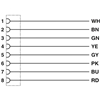 SAC-8P- 3,0-PUR/M12FR