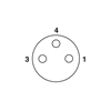 SAC-3P-M12Y/2X0,3-PUR/M 8FS