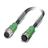 SAC-8P-M12MS/ 3,0-PVC/M12FS