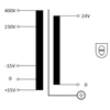 86408 | MET 0025-230-400±15V/24 UL