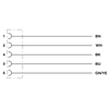 SAC-5P- 1,5-PVC/M12FS