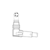 SAC-4P-M 8MR/1,5-PVC