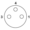 SAC-3P-M8Y/2X1,5-PUR/M 8FS