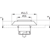 NMEF WS VOYANT PLAT BLANC LED